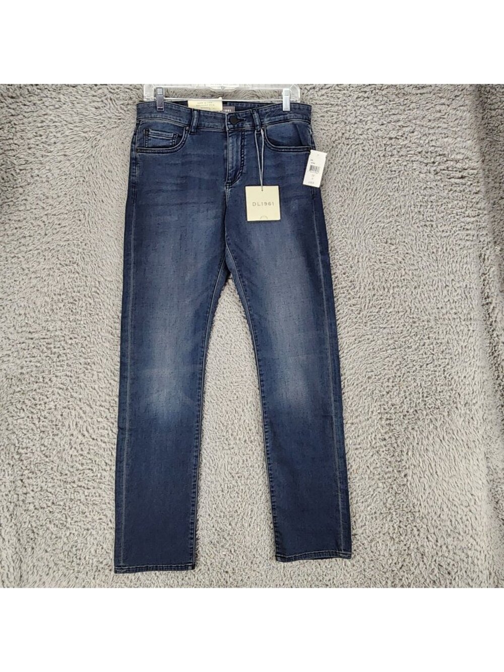 DL1961 Jeans Mens 29x34 Russell Blue Stretch Mid Rise Slim Straight *NWD Read*